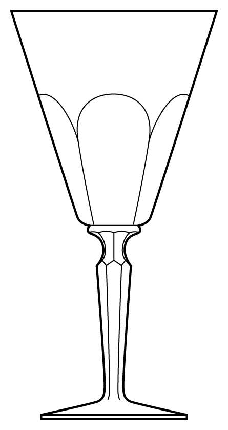 Edward Water Goblet by Ralph Lauren Crystal-1