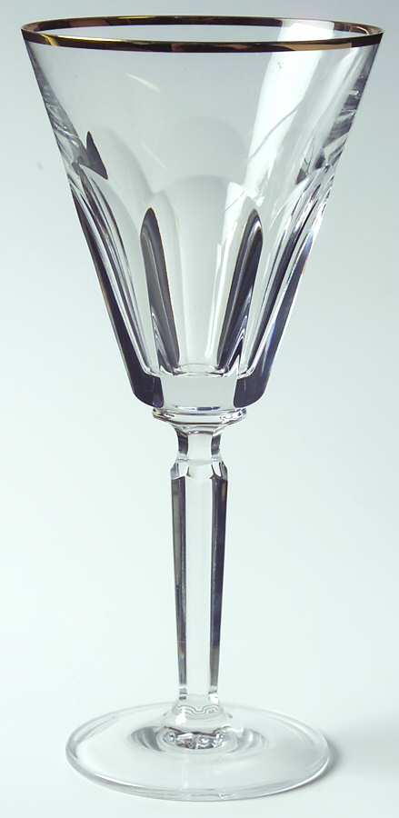 Edward Gold Water Goblet by Ralph Lauren Crystal-1
