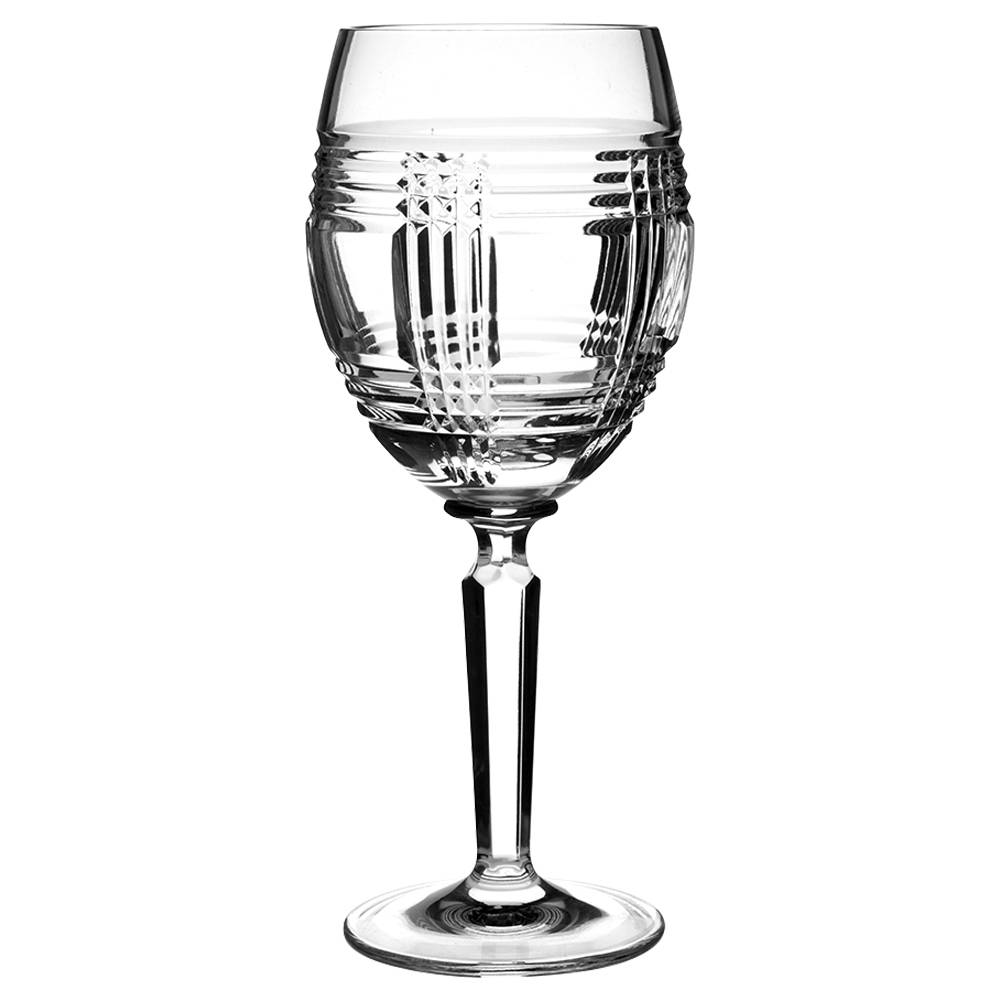 Glen Plaid Water Goblet by Ralph Lauren Crystal-1