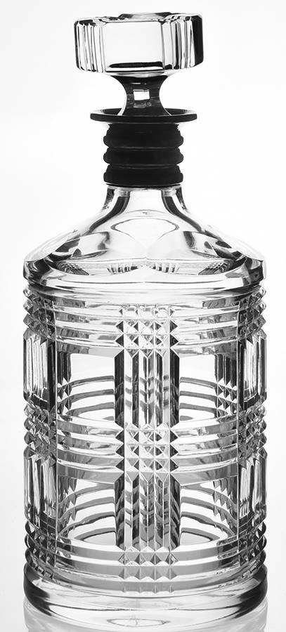 Glen Plaid Decanter & Stopper by Ralph Lauren Crystal-1