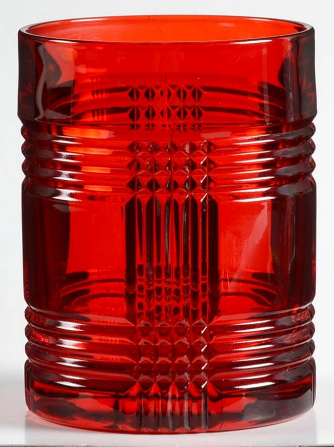 Glen Plaid Red Old Fashioned by Ralph Lauren Crystal-1