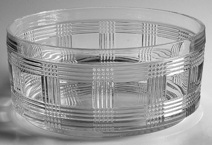 Glen Plaid 9" Round Bowl by Ralph Lauren Crystal-1
