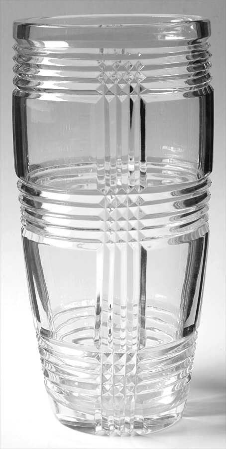 Glen Plaid 9" Flower Vase by Ralph Lauren Crystal-1