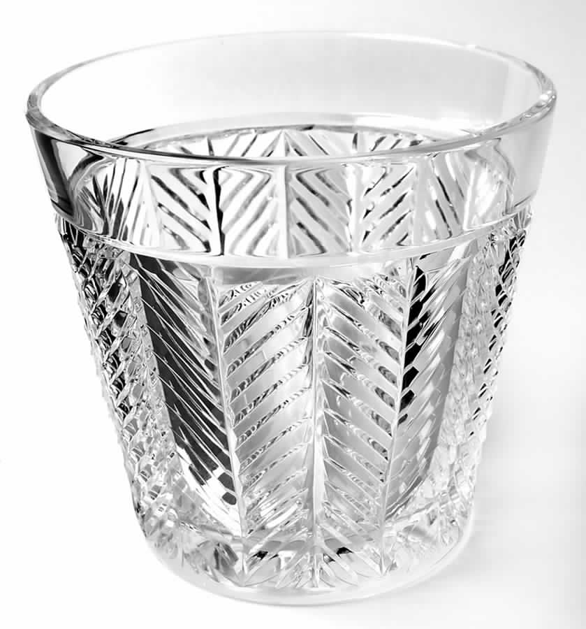 Herringbone Ice Bucket by Ralph Lauren Crystal-1
