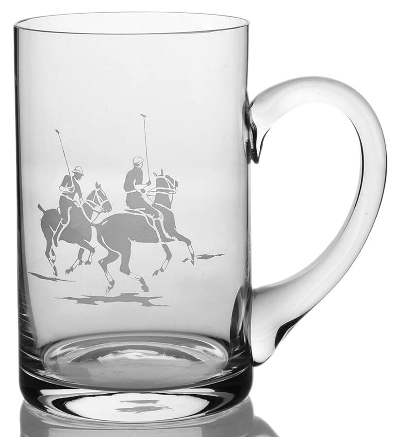 Polo Scene (No Safety Lip) Tankard by Ralph Lauren Crystal-1
