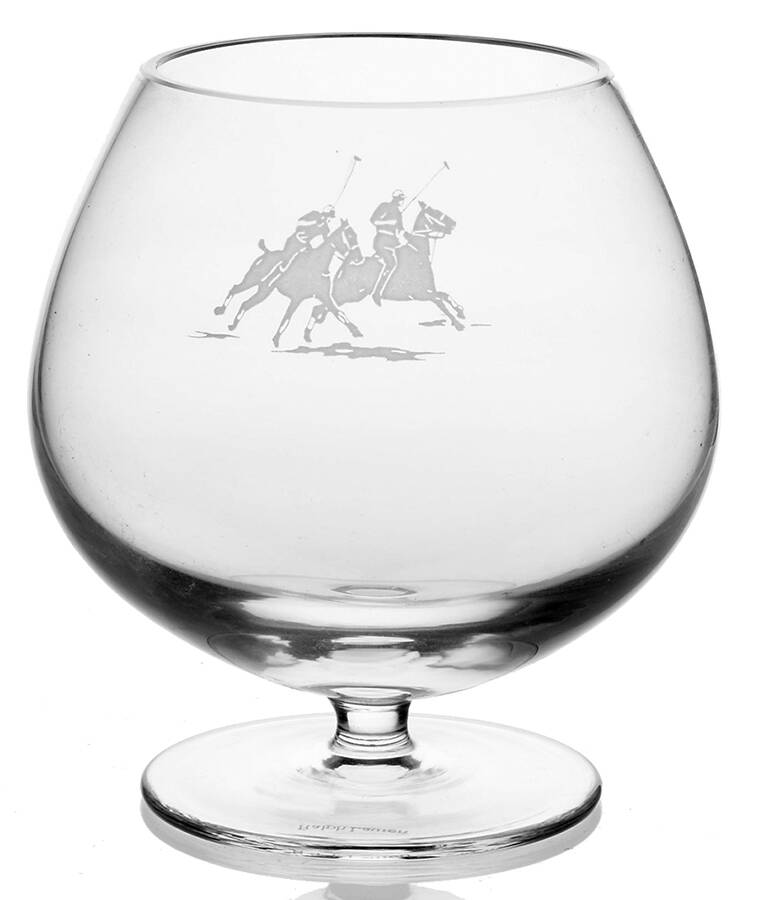 Polo Scene (No Safety Lip) Brandy Glass by Ralph Lauren Crystal-1