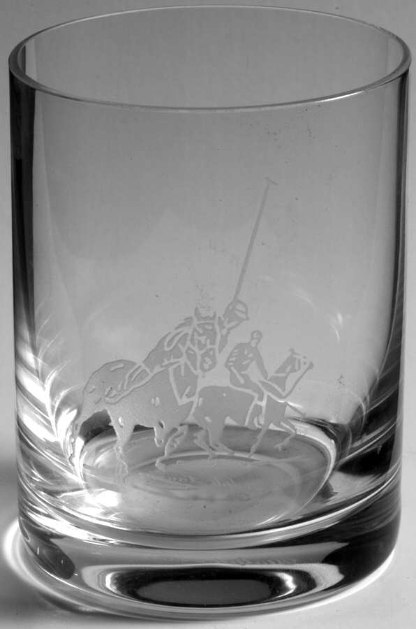 Polo Scene (No Safety Lip) Double Old Fashioned by Ralph Lauren Crystal-1