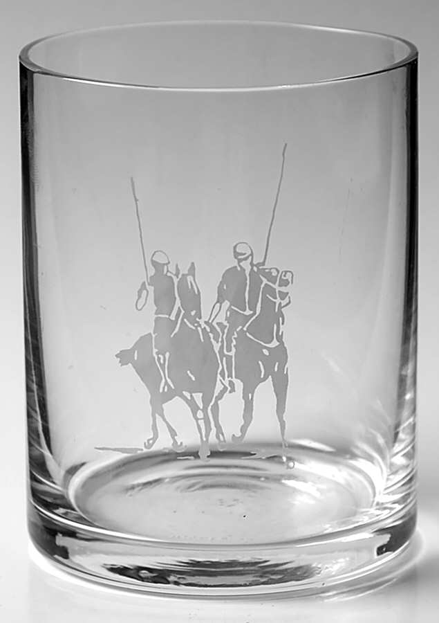Polo Scene (No Safety Lip) Double Old Fashioned by Ralph Lauren Crystal-1