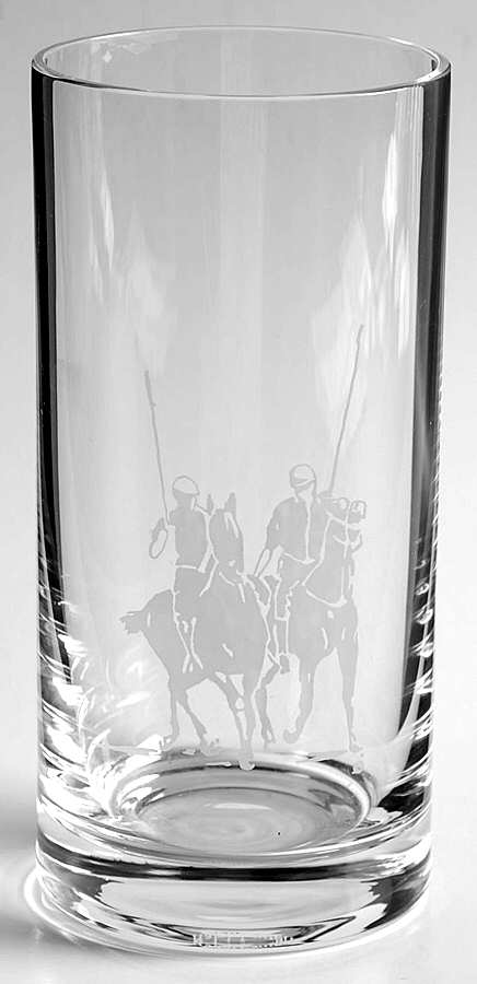 Polo Scene (No Safety Lip) 20 Oz Tumbler by Ralph Lauren Crystal-1