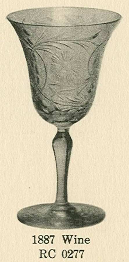 Cut 0277 Wine Glass by Libbey Glass Company-1