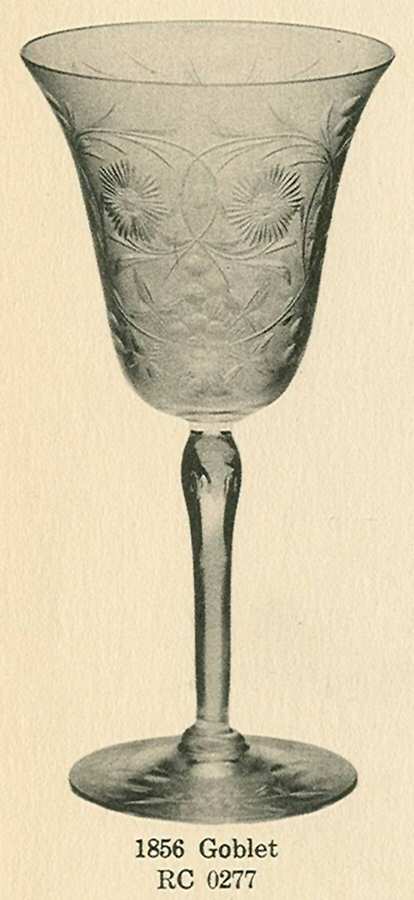 Cut 0277 Water Goblet by Libbey Glass Company-1