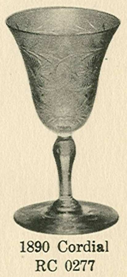 Cut 0277 Cordial Glass by Libbey Glass Company-1