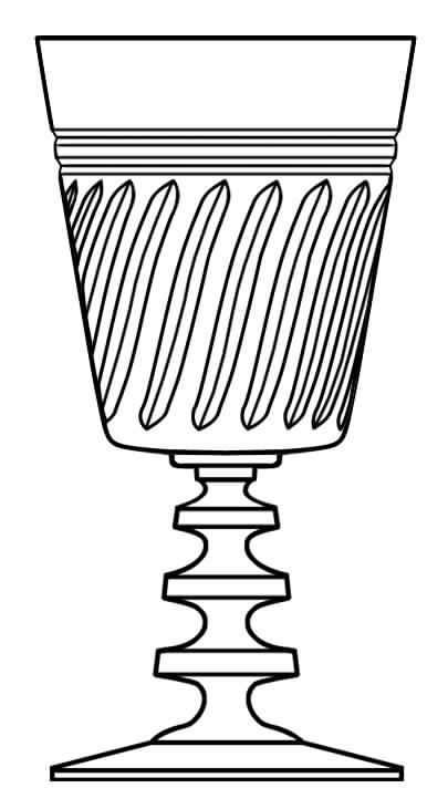 1002-9 Water Goblet by Rock Sharpe-1