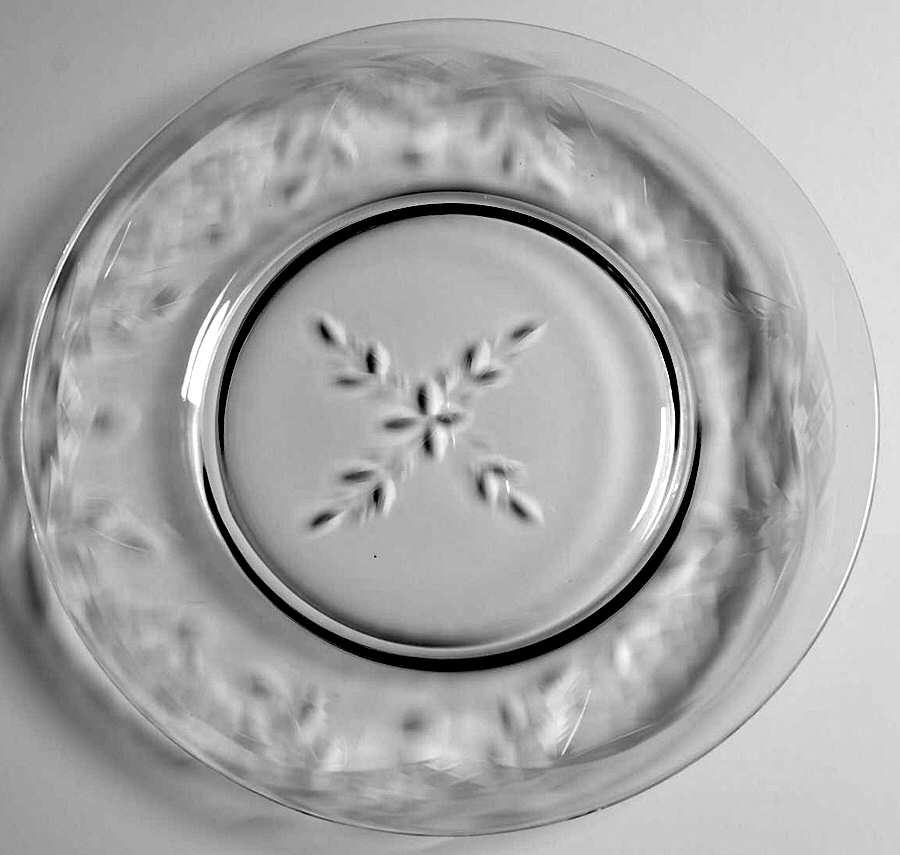 1004-2 (Polished Cut) Luncheon Plate by Rock Sharpe-1