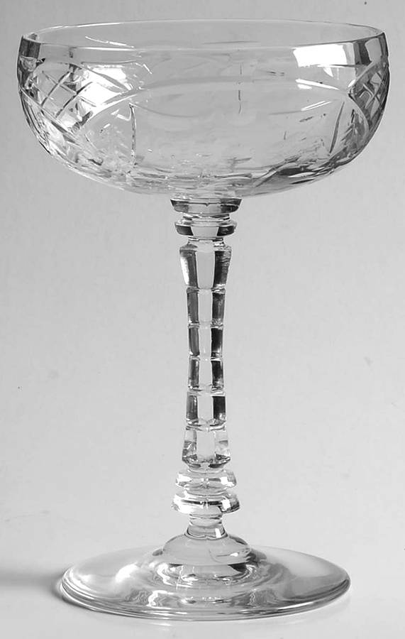 1004-2 (Polished Cut) Champagne/Tall Sherbet by Rock Sharpe-1