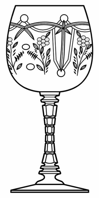 1004-3 Water Goblet by Rock Sharpe-1