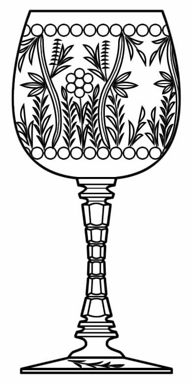 1004-4 Water Goblet by Rock Sharpe-1