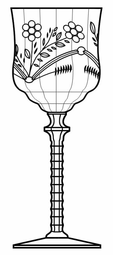 1005-2 Water Goblet by Rock Sharpe-1