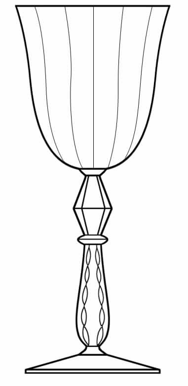 1008 Water Goblet by Rock Sharpe-1
