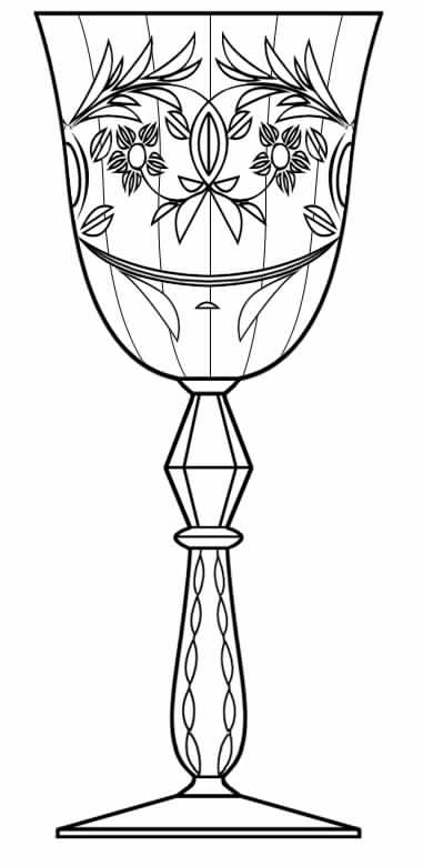 1008-4 Water Goblet by Rock Sharpe-1