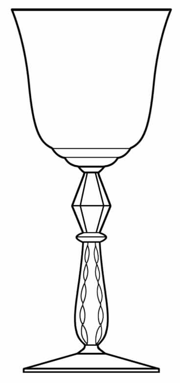 1009 Water Goblet by Rock Sharpe-1