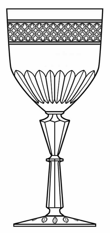 1010-3 Water Goblet by Rock Sharpe-1