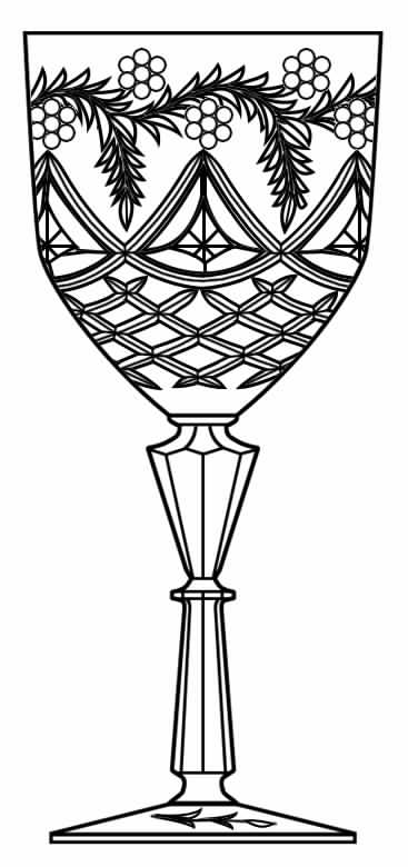 1010-4 Water Goblet by Rock Sharpe-1