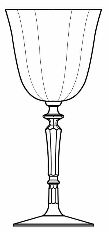 1012 Water Goblet by Rock Sharpe-1