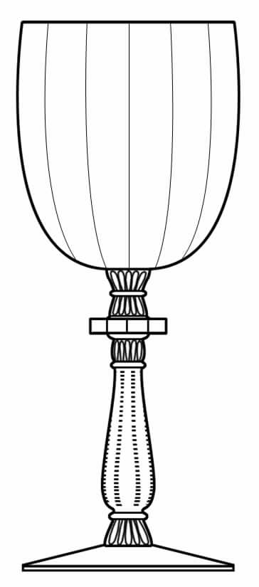 1015 Water Goblet by Rock Sharpe-1