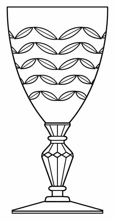 1019-1 Water Goblet by Rock Sharpe-1