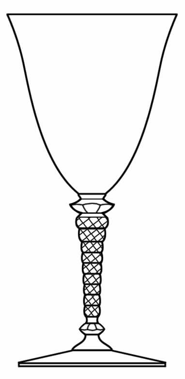 1021 Water Goblet by Rock Sharpe-1