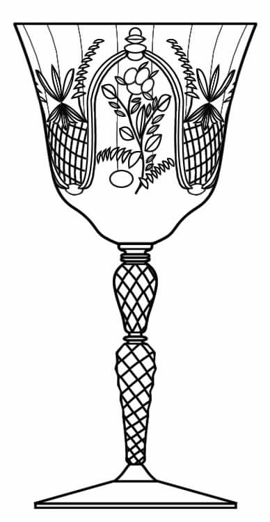 1023-3 Water Goblet by Rock Sharpe-1
