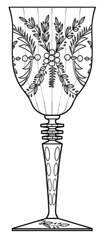 2009-1 Water Goblet by Rock Sharpe-1