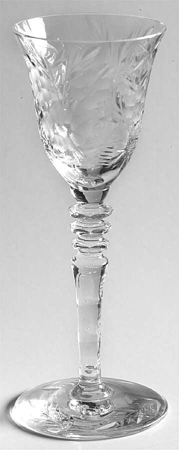 2010-2 (Gray Cut) Cordial Glass by Rock Sharpe-1