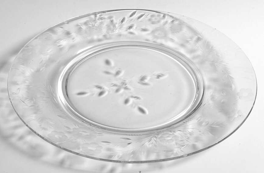 2010-2 (Gray Cut) Luncheon Plate by Rock Sharpe-1