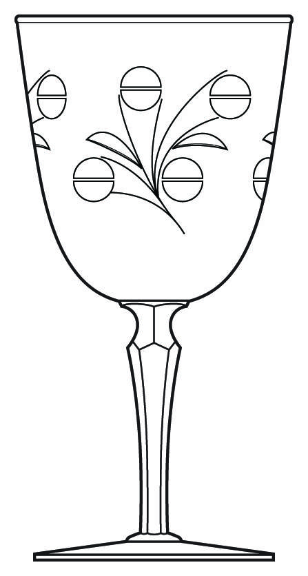 Christine Water Goblet by Libbey Glass Company-1