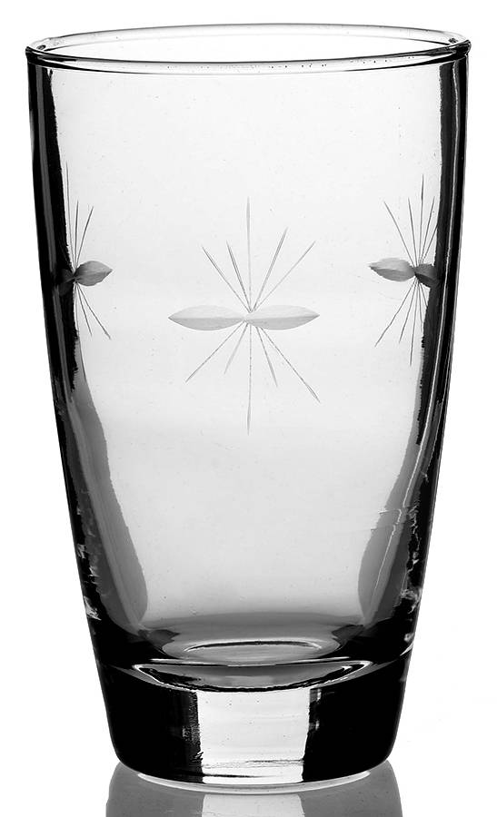 Starglow Flat Tumbler by Libbey Glass Company-1