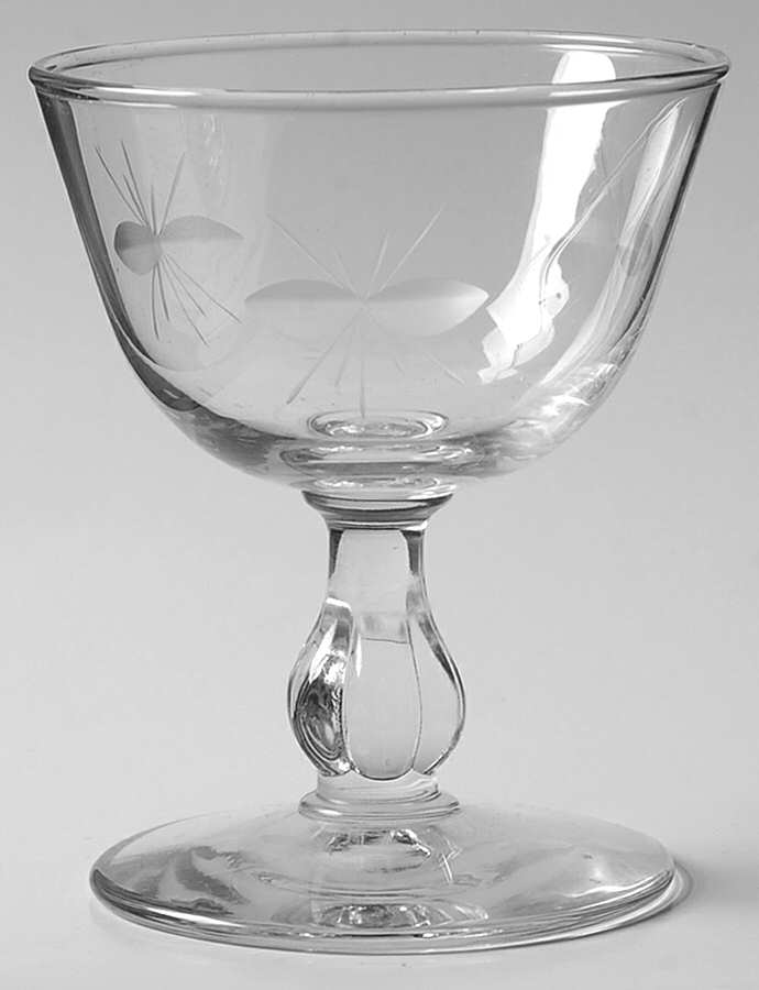 Starglow Champagne/Tall Sherbet by Libbey Glass Company-1