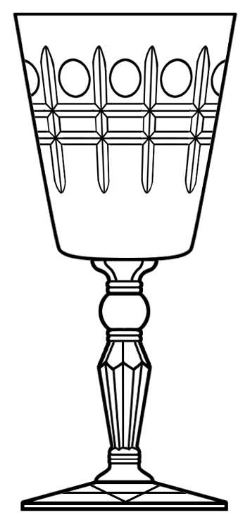 3006-3 Water Goblet by Rock Sharpe-1
