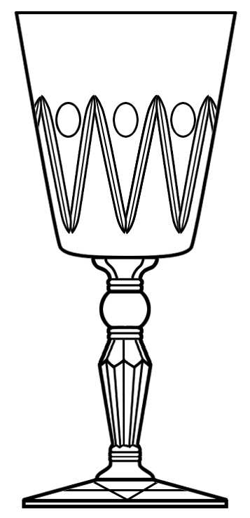 3006-5 Water Goblet by Rock Sharpe-1