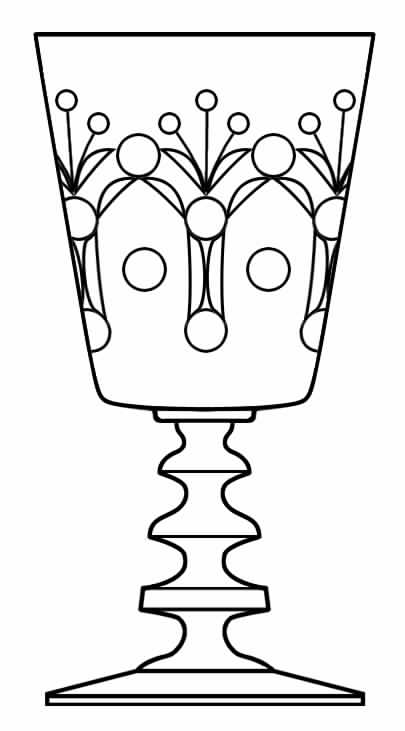 Aristocrat Water Goblet by Rock Sharpe-1