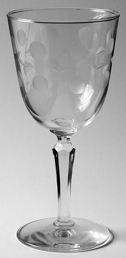 Carlton (Dots) Water Goblet by Libbey Glass Company-1
