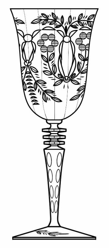 Cherokee Water Goblet by Rock Sharpe-1