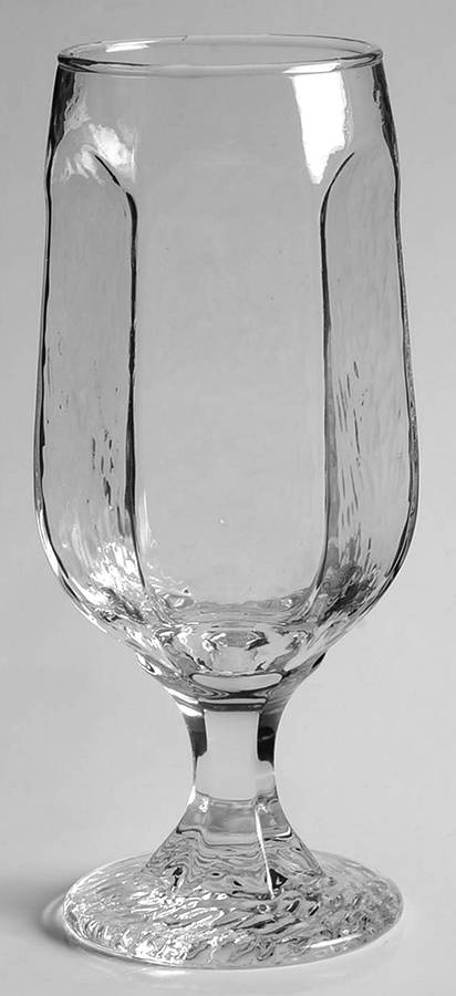 Chivalry Clear Beer Glass by Libbey Glass Company-1