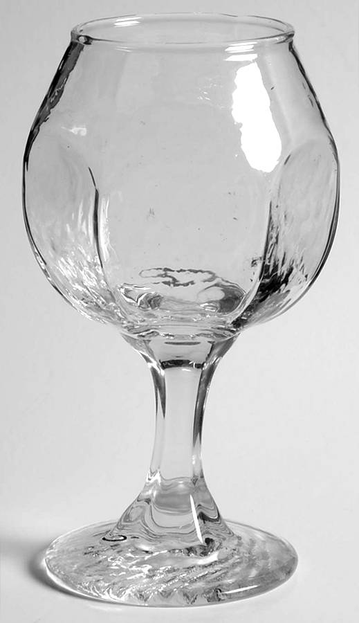 Chivalry Clear Brandy Glass by Libbey Glass Company-1