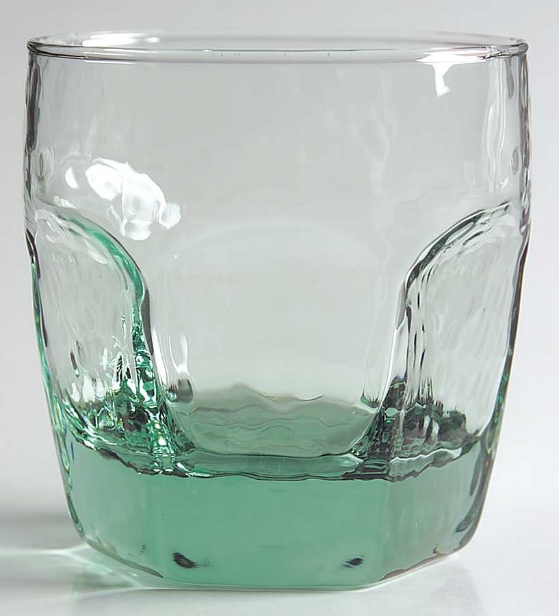 Chivalry Green On the Rocks Glass by Libbey Glass Company-1