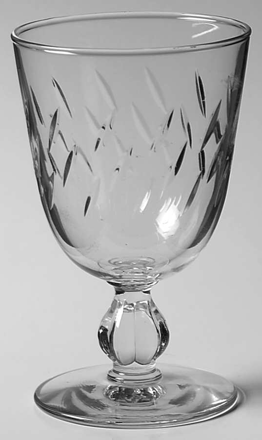 Colonial Heritage Clear Water Goblet by Libbey Glass Company-1