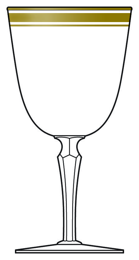 Coronet Water Goblet by Libbey Glass Company-1