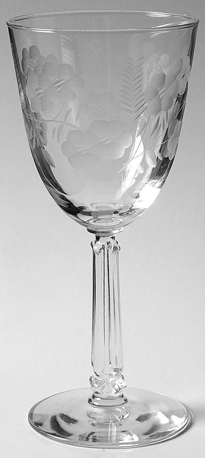 Crystal Garland Water Goblet by Libbey Glass Company-1