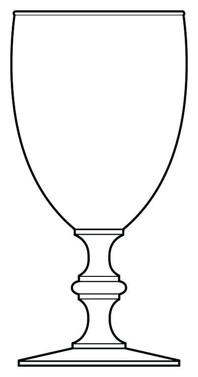 Georgian Water Goblet by Libbey Glass Company-1